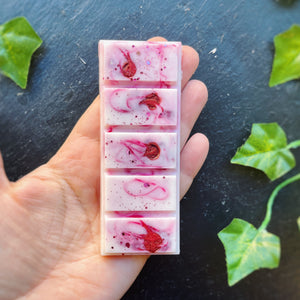 Tablettes cristallines "Amour et Douceur" Rose & Verveine, cristal de quartz rose