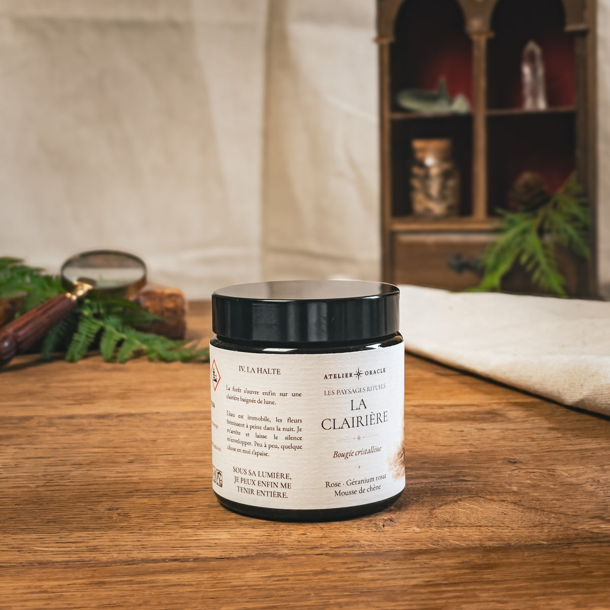 Bougie La Clairière 100 g – Atelier Oracle