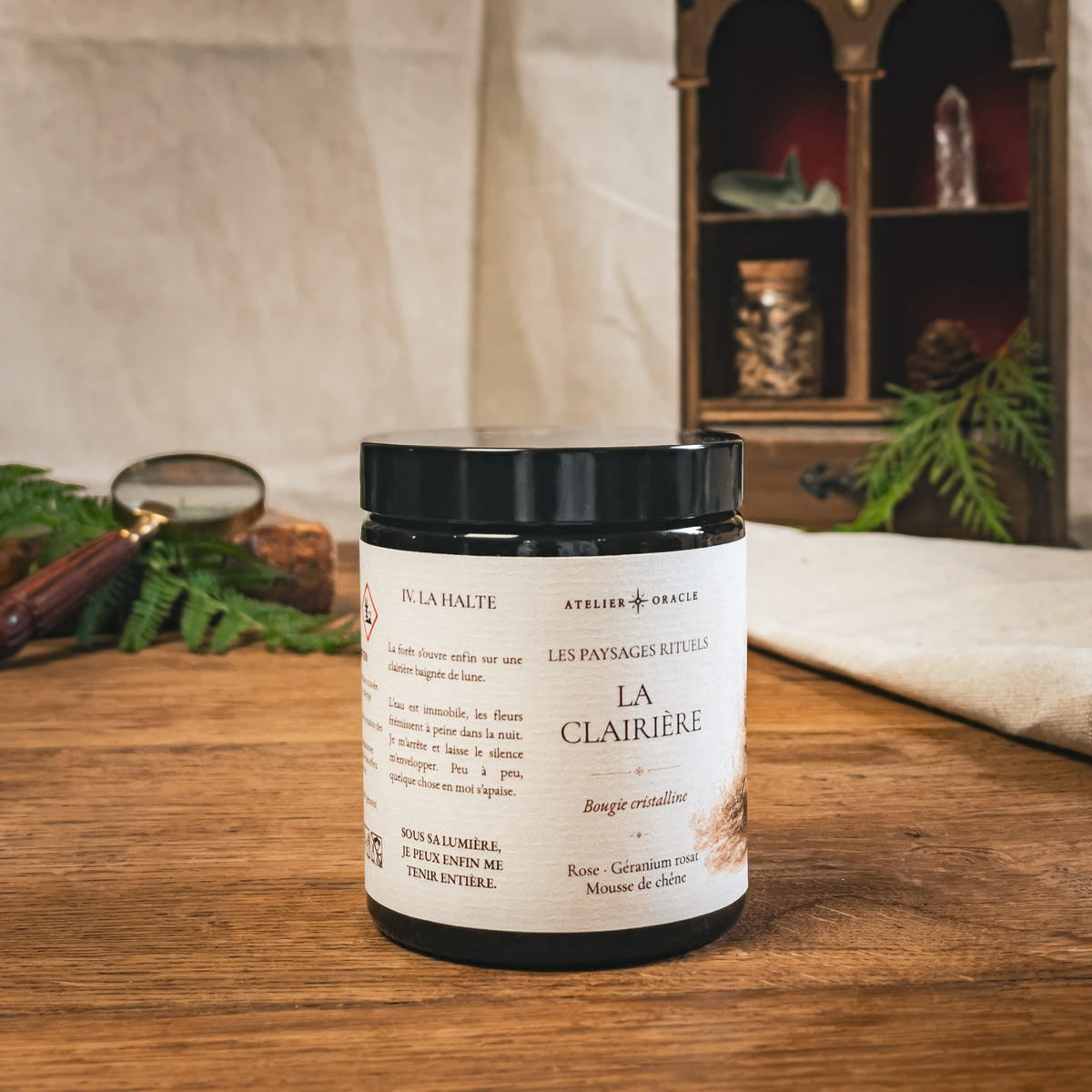 Bougie La Clairière 150 g – Atelier Oracle