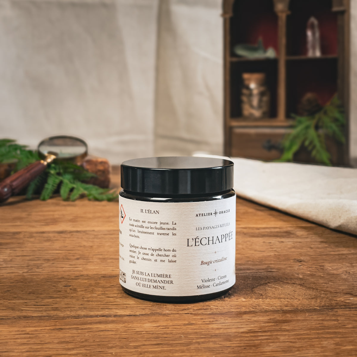 Bougie L'Échappée 100 g – Atelier Oracle