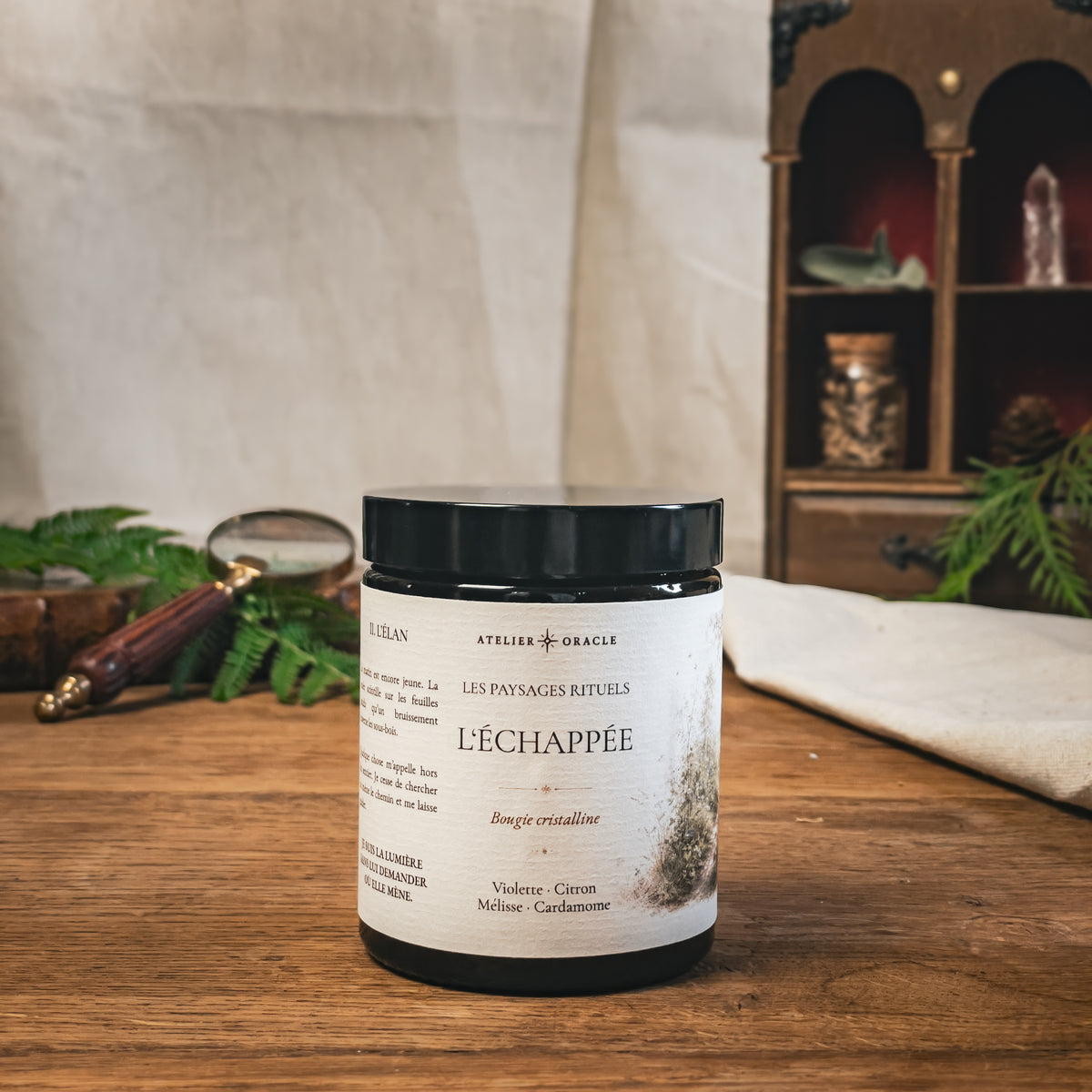 Bougie L'Échappée 150 g – Atelier Oracle