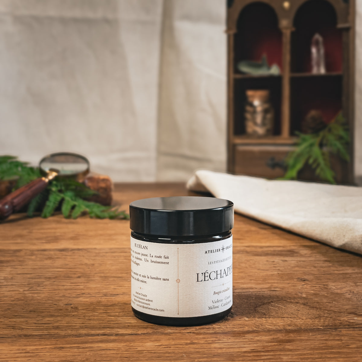 Bougie L'Échappée 50 g – Atelier Oracle