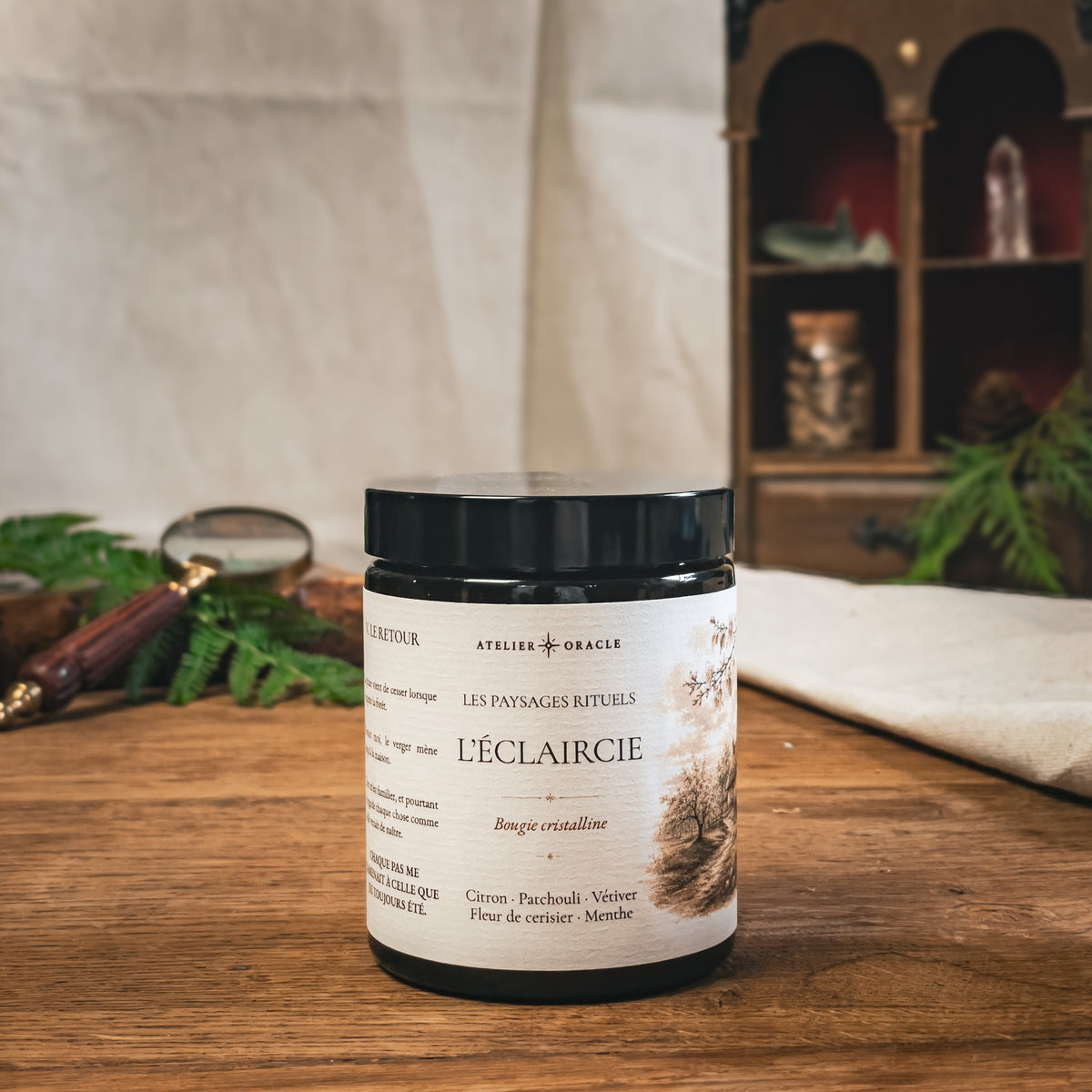 Bougie L'Éclaircie 150 g – Atelier Oracle