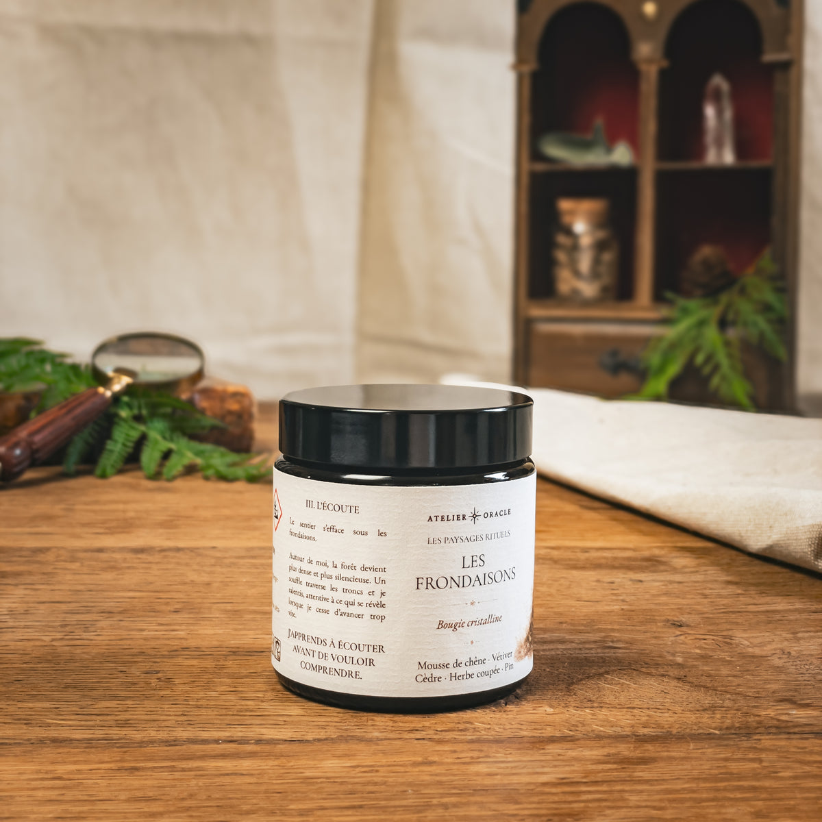Bougie Les Frondaisons 100 g – Atelier Oracle