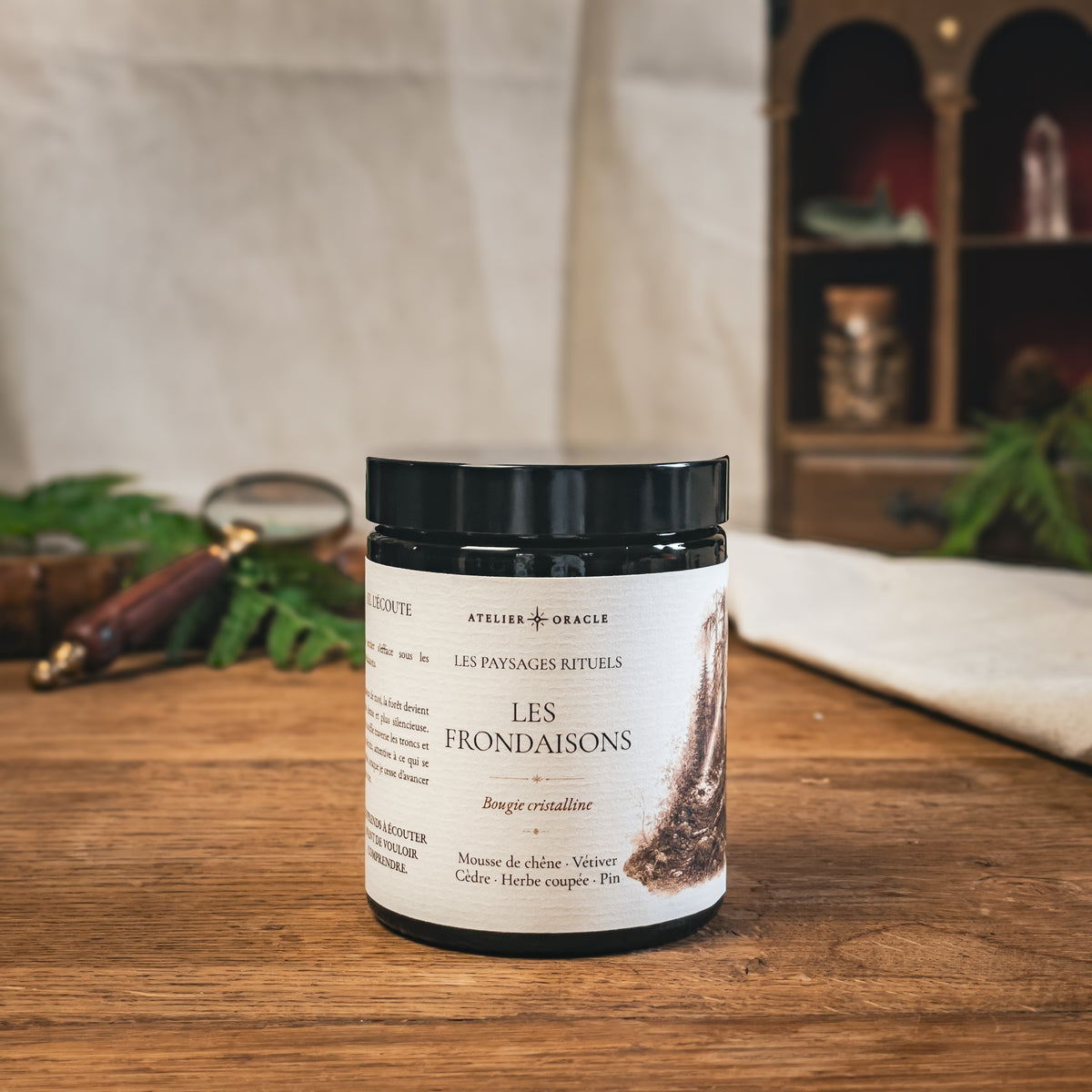 Bougie Les Frondaisons 150 g – Atelier Oracle