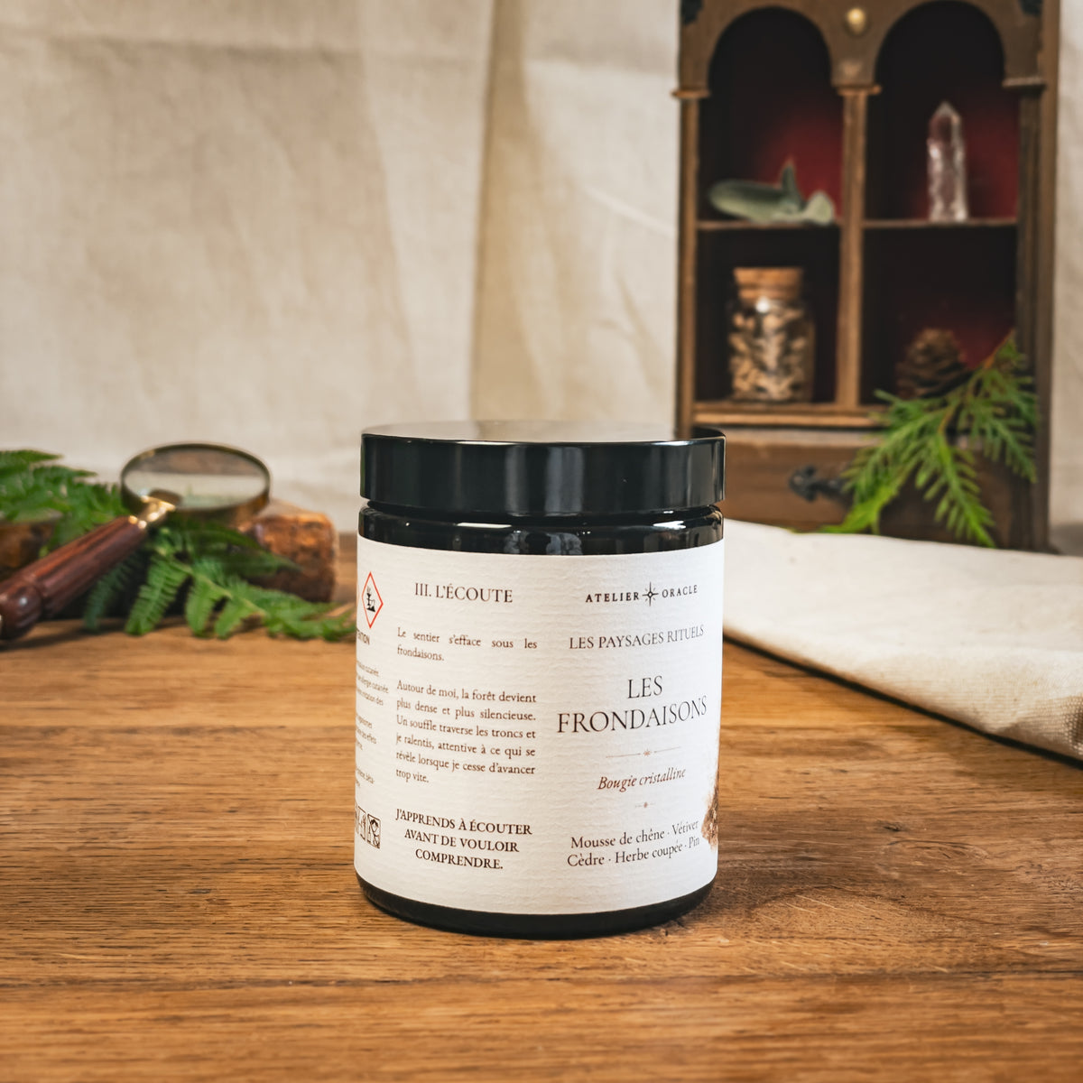 Bougie Les Frondaisons 150 g – Atelier Oracle