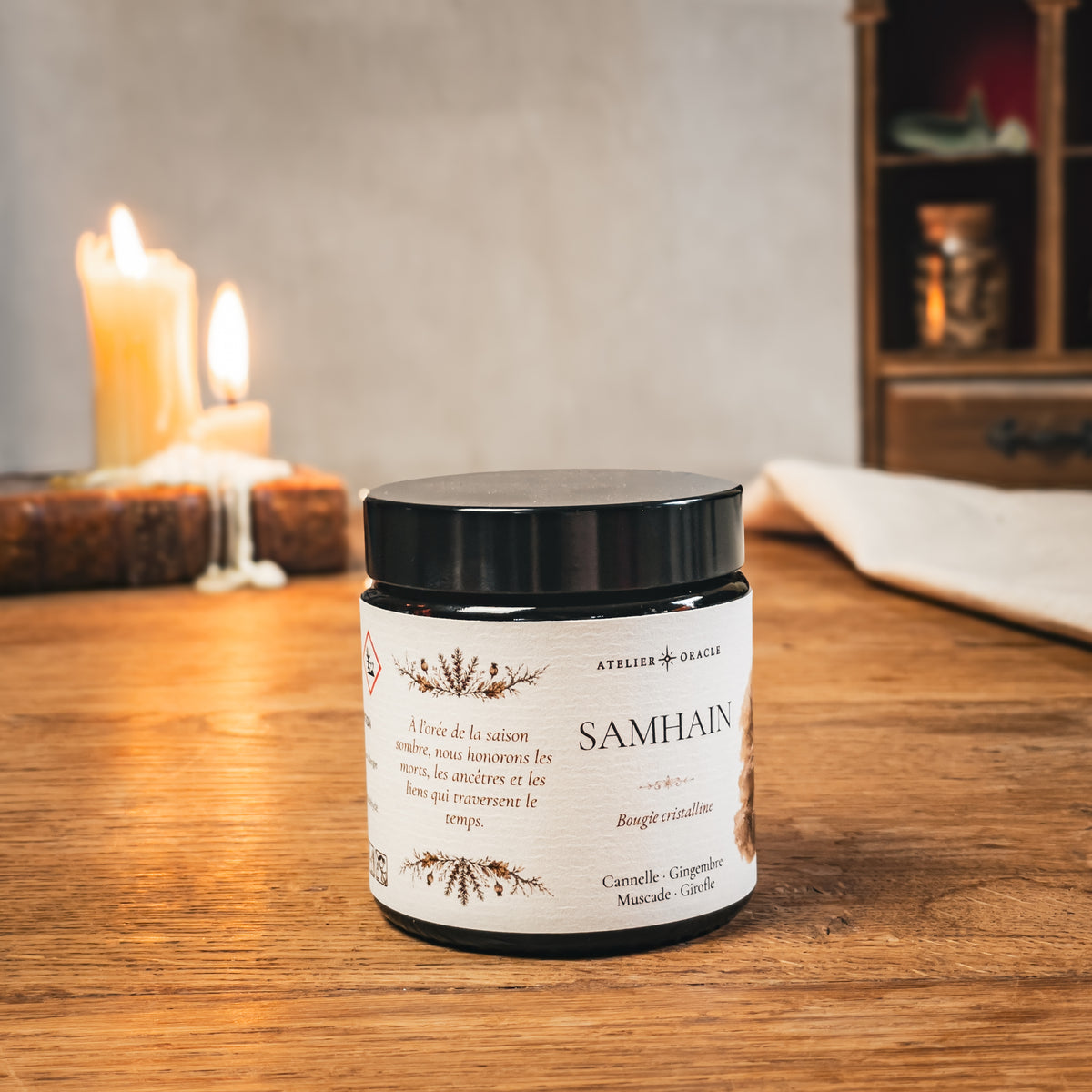 Bougie Samhain 100 g – Atelier Oracle