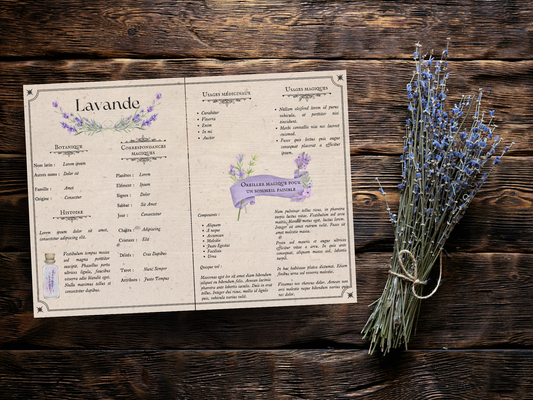 Herbarium - La lavande officinale