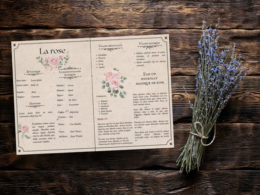 Herbarium - La rose