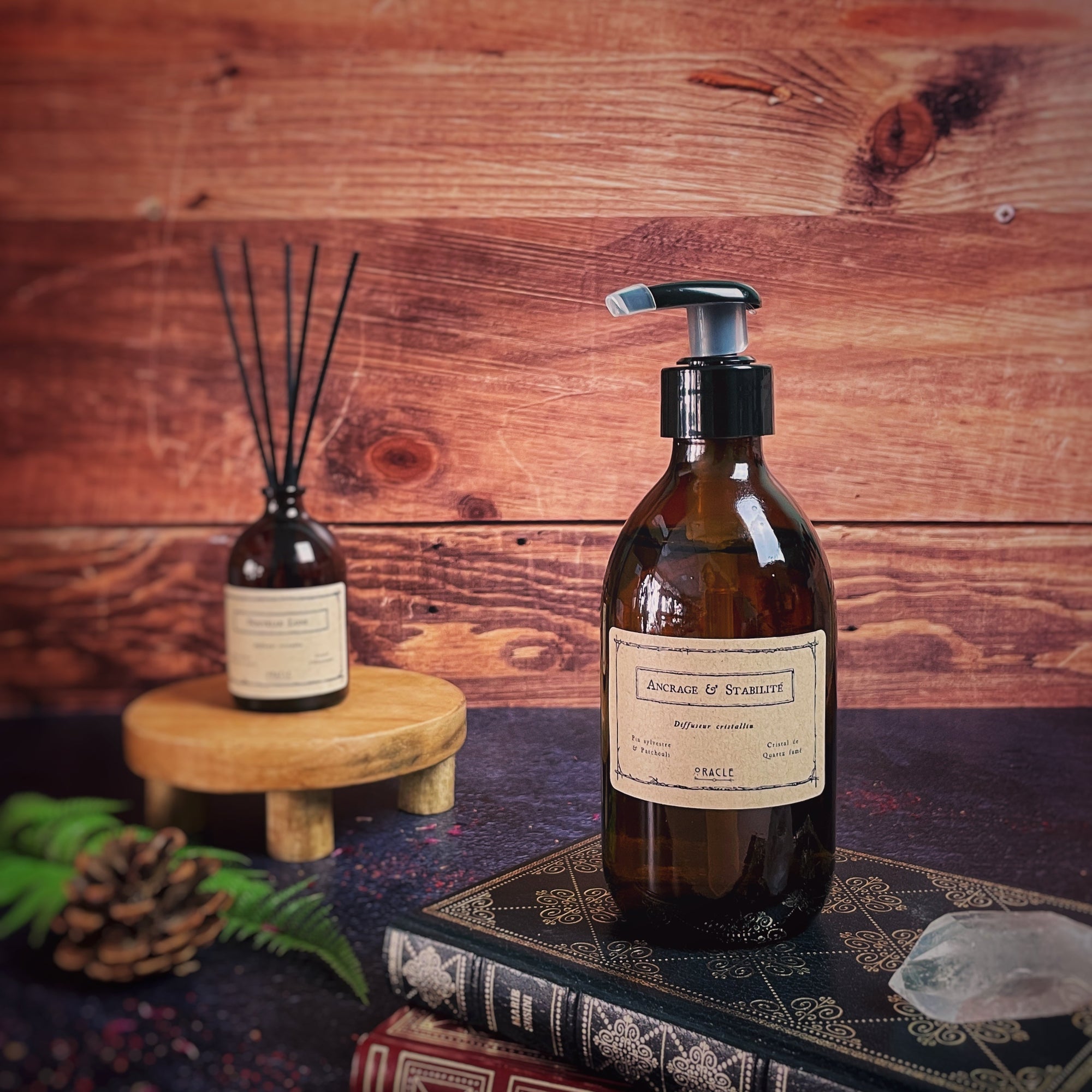 Recharge pour diffuseur cristallin "Chaleur Automnale" Vanille, Cannelle, Cardamome et Gingembre